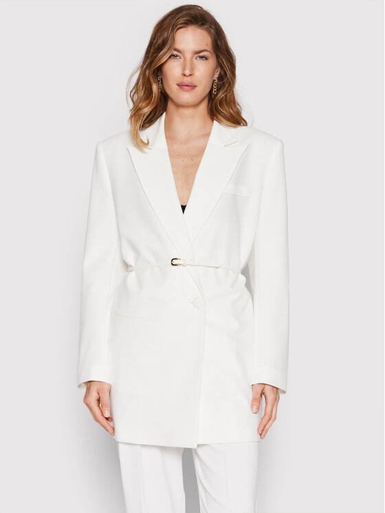 Imperial Blazer ACL0DEM Alb Regular Fit ACL0DEM imagine noua