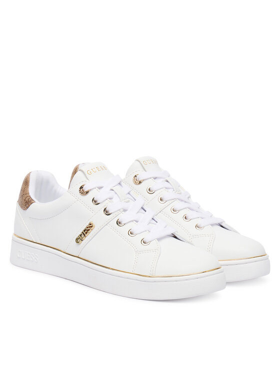 Guess Guess Sneakersy FLFBTZ ELE12 Biela