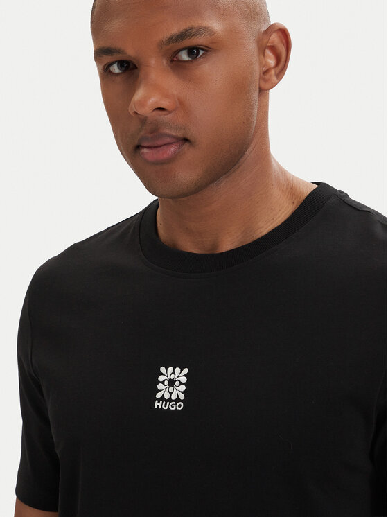 HUGO HUGO T-shirt Darusi 50561126 Nero Regular Fit