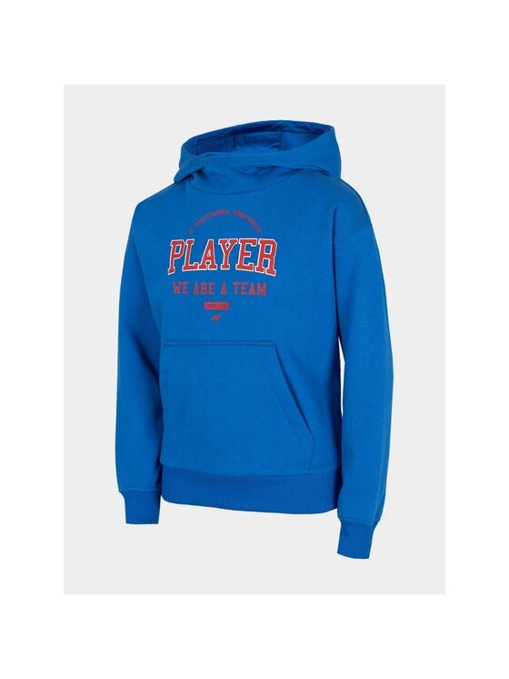 4F 4F Felpa HJZ22JBLM006-36S Blu Regular Fit
