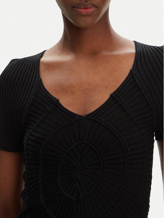 PINKO PINKO Särkpluus Falterona Maglia 104625 A2E6 Must Regular Fit