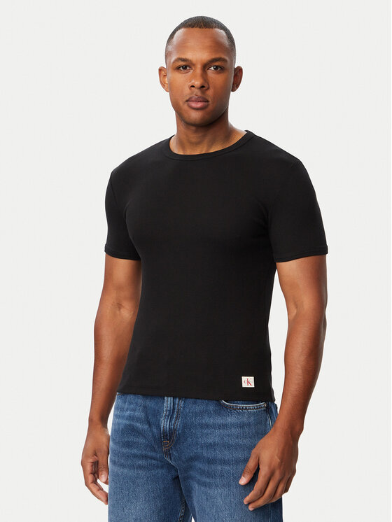 Calvin Klein Jeans Calvin Klein Jeans Тишърт LV04RG214G Черен Slim Fit