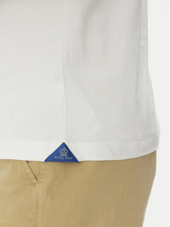 La Martina La Martina T-shirt Aloysius MARG30 JS206 Bianco Regular Fit