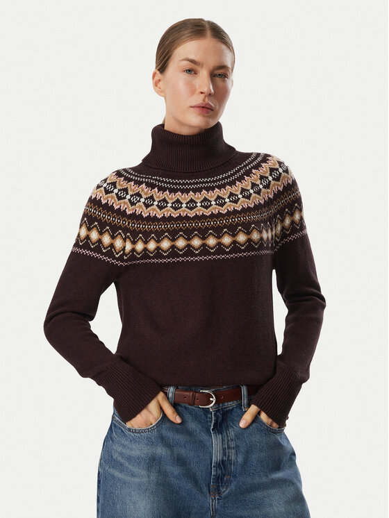 Barbour Barbour Гольф Darwen LKN1806BR99 Темно-коричневий Slim Fit