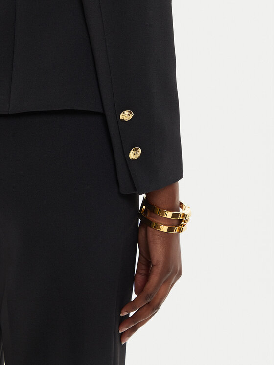 Elisabetta Franchi Elisabetta Franchi Zakó GI-095-46E2-V600 Fekete Slim Fit