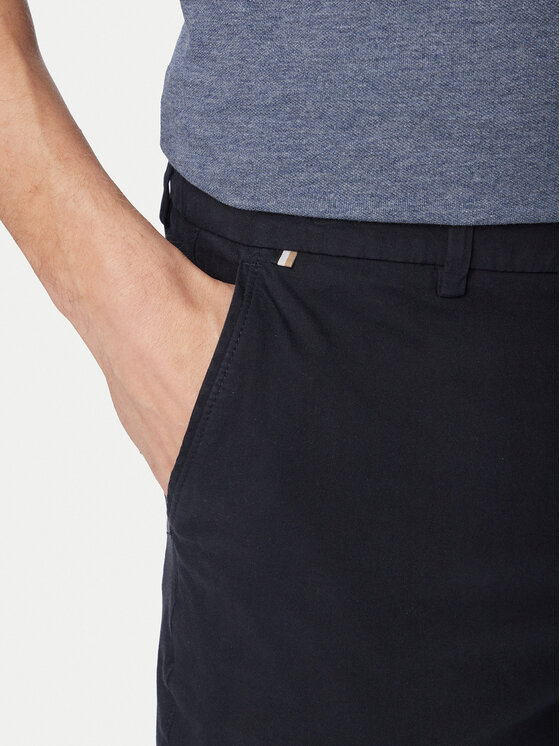 BOSS BOSS Bavlnené šortky H-Kane1-Shorts 50555235 Tmavomodrá Modern Fit