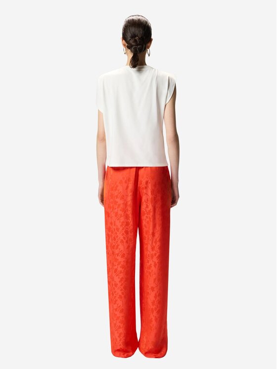 PINKO PINKO Top MELODY MAGLIA JERSEY COTONE ST Bianco Regular Fit