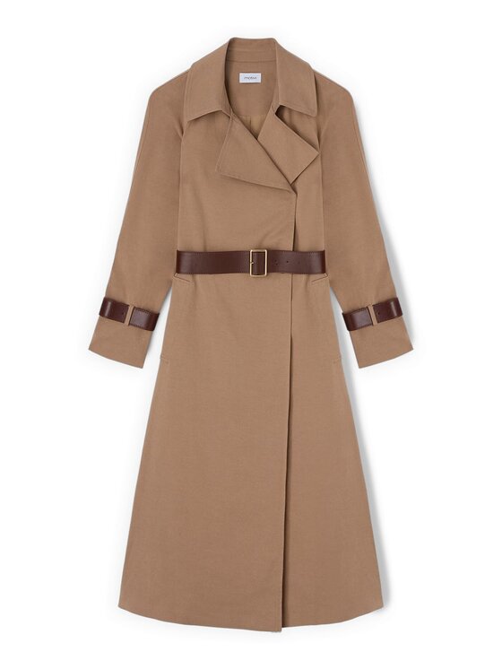 Motivi Motivi Cappotto invernale 0003W000126N012 Crema Regular Fit