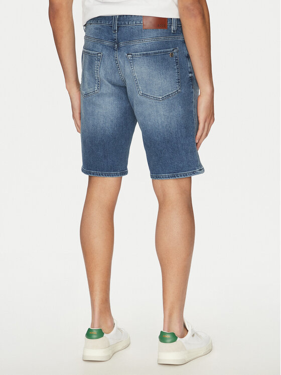 BOSS BOSS Jeans kratke hlače Re.Maine 50537787 Modra Regular Fit