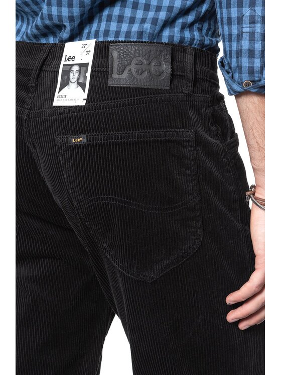 Lee Lee Pantaloni di tessuto AUSTIN Nero Straight Fit