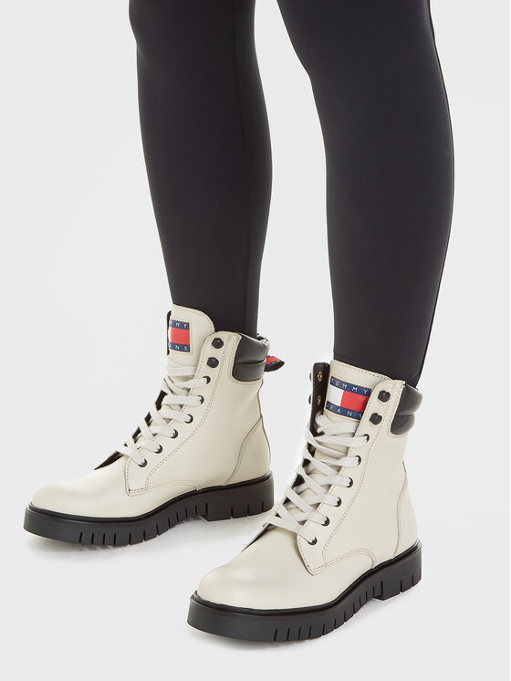 Tommy Jeans Tommy Jeans Botine Tjw Lace Up Boot EN0EN02314 Bej