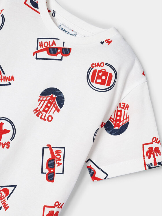Mayoral Mayoral 2-dílná sada T-shirts 3021 Barevná Regular Fit