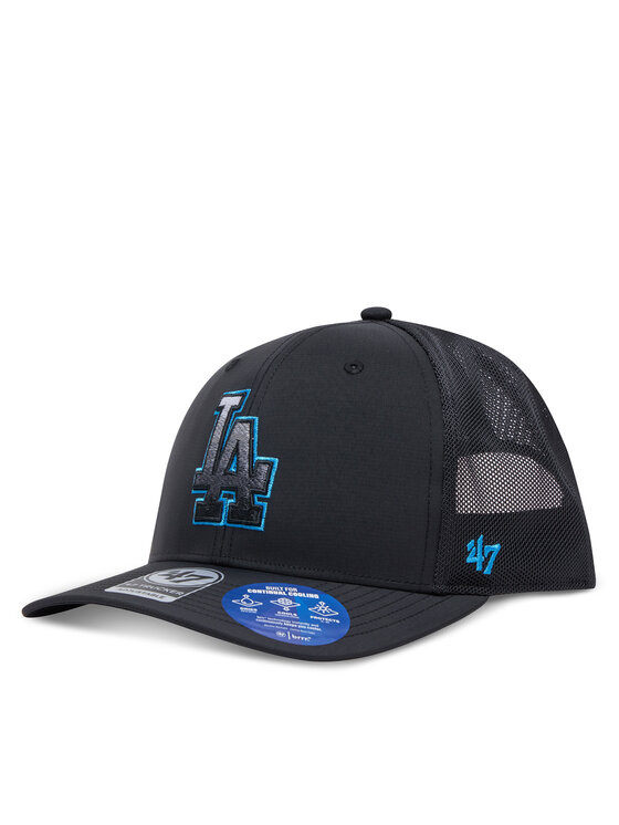 Czapka z daszkiem 47 Brand, Czarna, MLB LA Dodgers Volcanic ’47 TRUCKER B-VOLCT12BBP