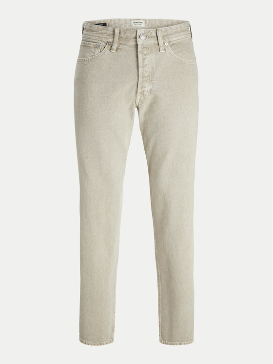 Jack & Jones Jack & Jones Jeansy Eddie 12258833 Beżowy Loose Fit