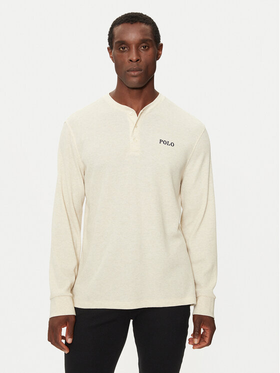 Polo Ralph Lauren Polo Ralph Lauren S dlouhým rukávem 714950609005 Écru Slim Fit