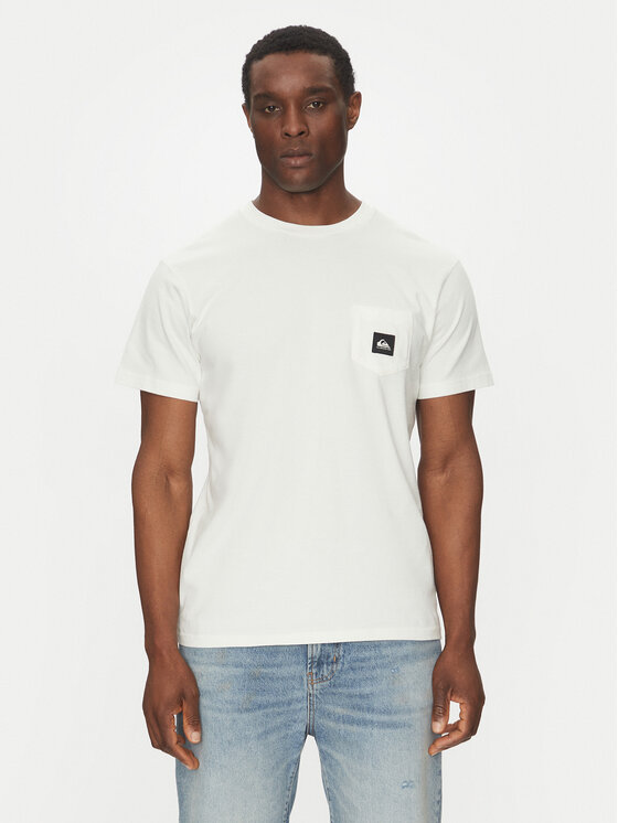 Quiksilver Quiksilver T-Shirt EQYZT08035 Bílá Regular Fit