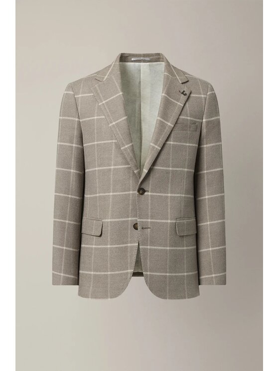 Lancerto Lancerto Marynarka Savoca MA073226000045 Beżowy Slim Fit