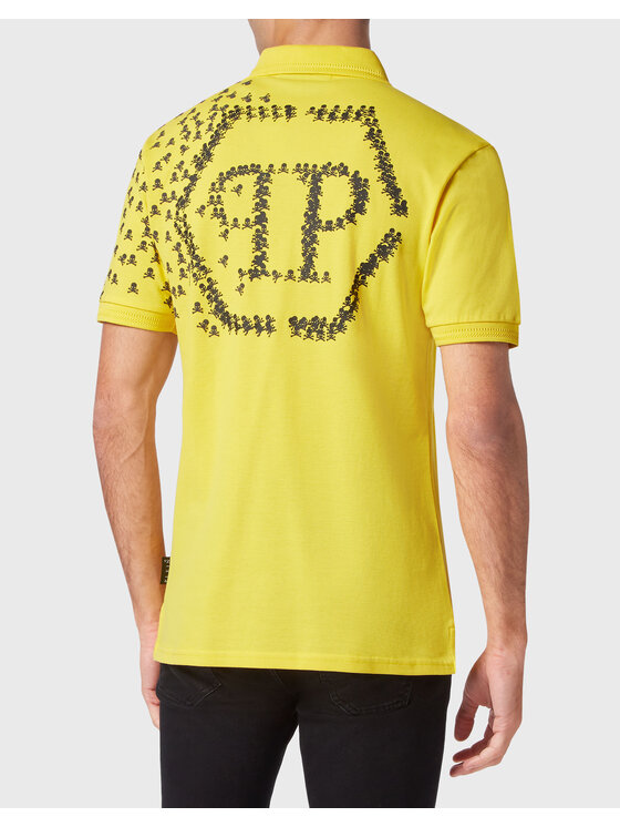 PHILIPP PLEIN PHILIPP PLEIN Polokošile 127 Žlutá Slim Fit