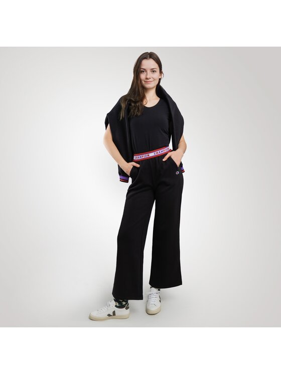 Champion Champion Spodnie dresowe 116634-KK001-NBK_L Czarny Relaxed Fit