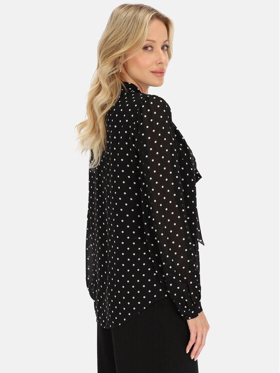 L’AF L’AF Bluzka Silva Czarny Regular Fit