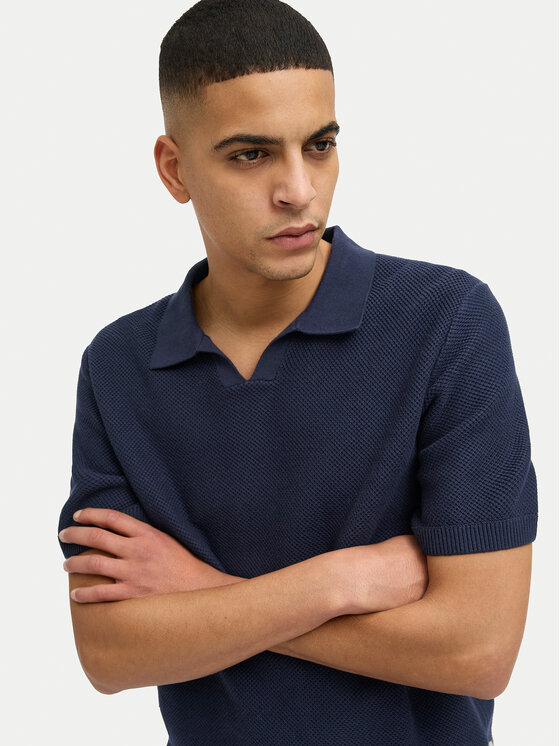 Jack&Jones Jack&Jones Polo Ceaston 12273012 Tamnoplava Regular Fit