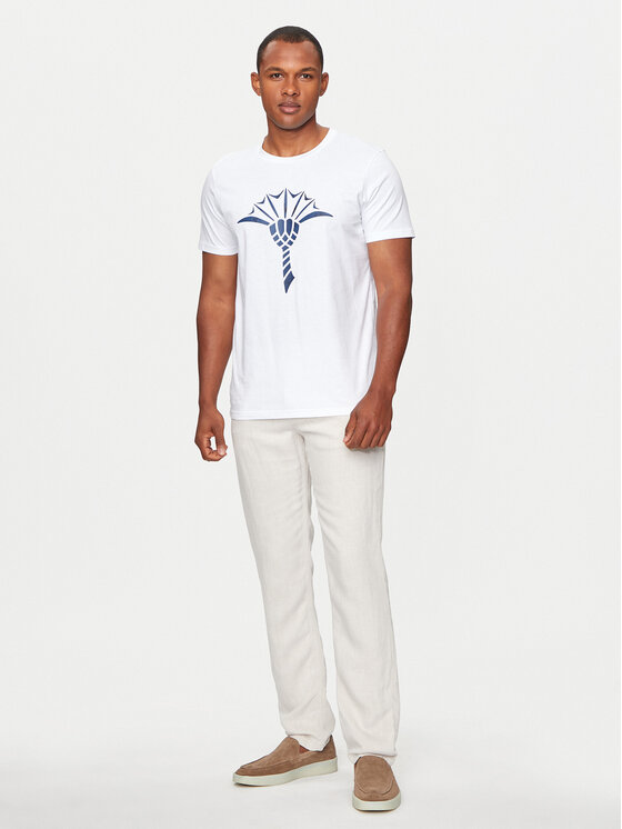 JOOP! JOOP! Tricou 01Alerio 30042432 Alb Modern Fit
