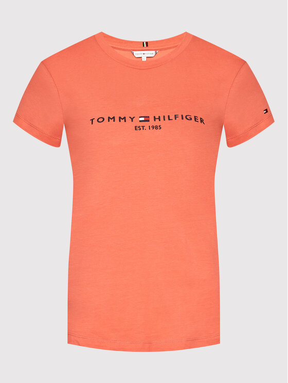 Tommy Hilfiger Tommy Hilfiger T-Shirt WW0WW28681 Różowy Regular Fit