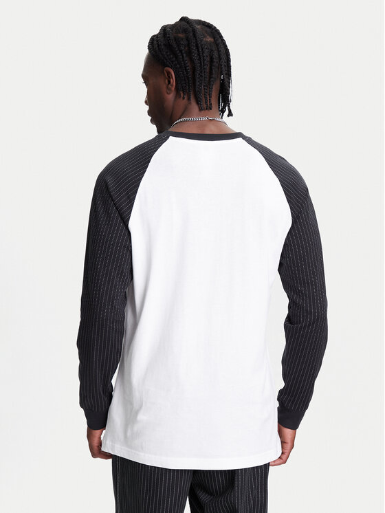 adidas adidas Pikkade varrukatega T-särk Wabash Baseball JW0164 Valge Loose Fit
