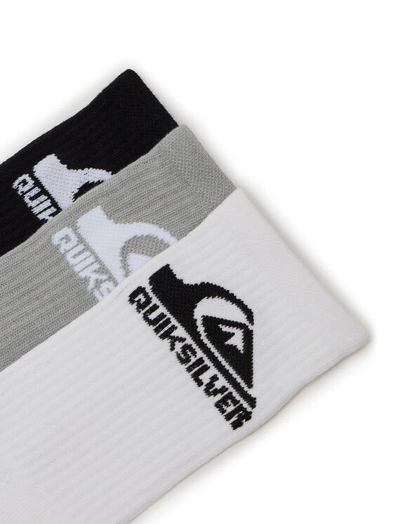Quiksilver Quiksilver Skarpety długie AS_QUIKSILVER_101W_SS25 (3-PACK) Biały