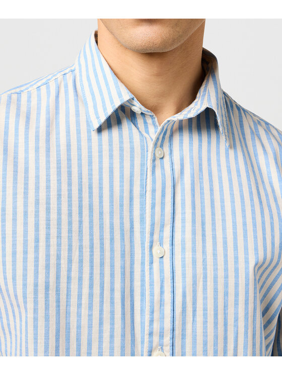 Wrangler Wrangler Camicia 112362757 Blu Regular Fit