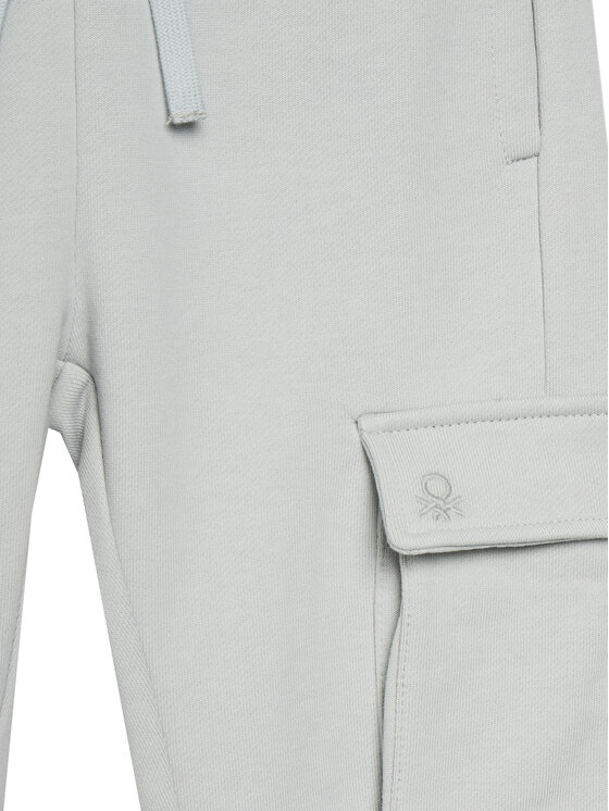 United Colors Of Benetton United Colors Of Benetton Долнище анцуг 3UNICF066 Сив Regular Fit