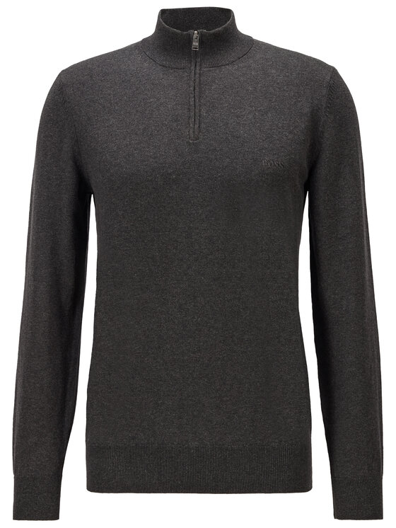 BOSS Boss Pulover Padro-L 50419988 Siva Regular Fit