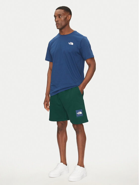 The North Face The North Face Szorty sportowe Nse Box NF0A8C1J Zielony Regular Fit