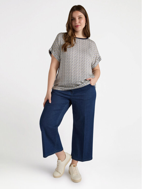 Fiorella Rubino Fiorella Rubino Jeans P579T004830N024 Blu Cropp Fit