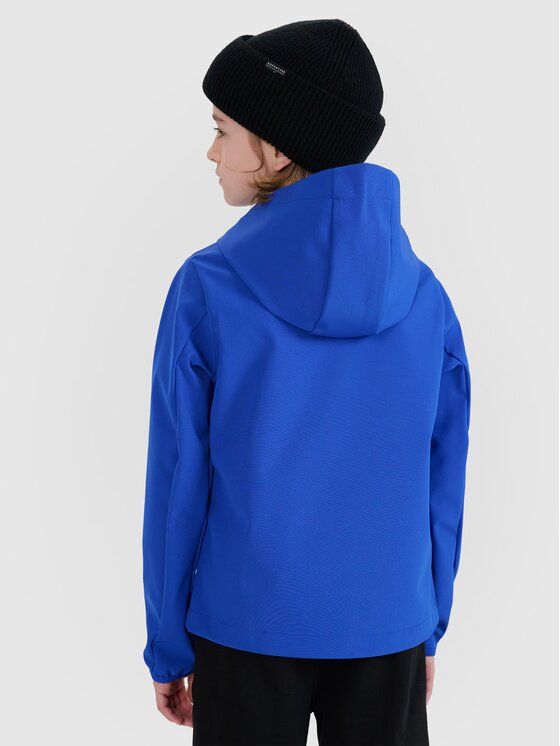 4F 4F Kurtka softshell 4FJWSS25TSOFM306-36S Niebieski Regular Fit