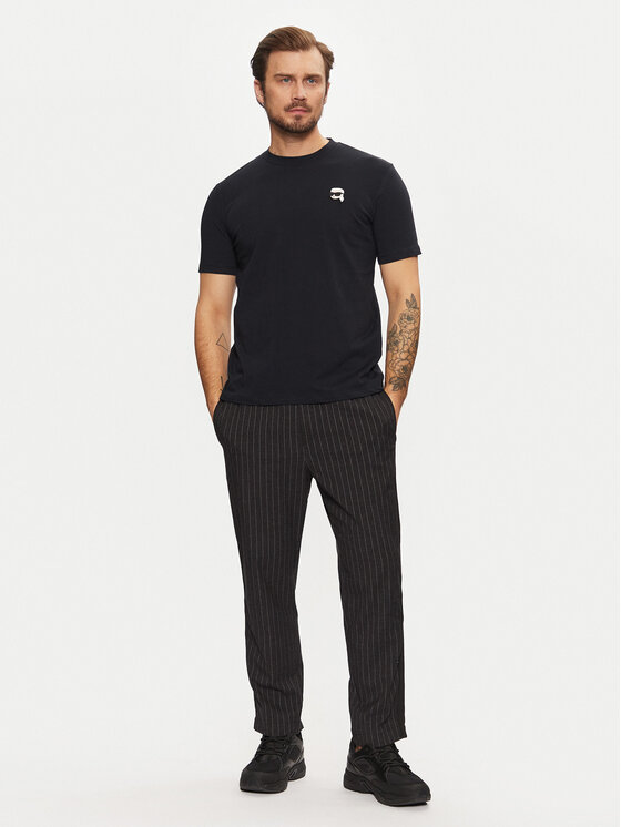 KARL LAGERFELD KARL LAGERFELD Tričko 755710 551224 Tmavomodrá Regular Fit