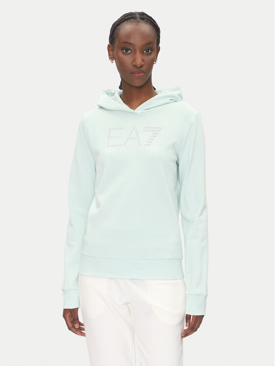 Damska Bluza EA7 Emporio Armani, Rozmiar XL, Niebieska, 7W000095 AF12473 U9060