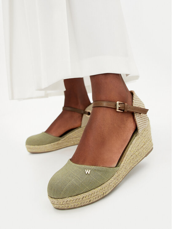 Wrangler Wrangler Espadrillid Bela Women Semi Wedge 20241055 Roheline