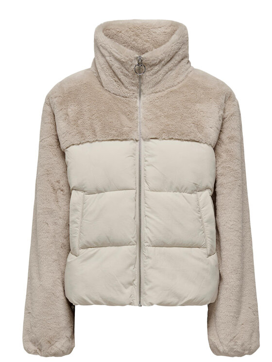 ONLY ONLY Giubbotto invernale 15292945 Beige Regular Fit