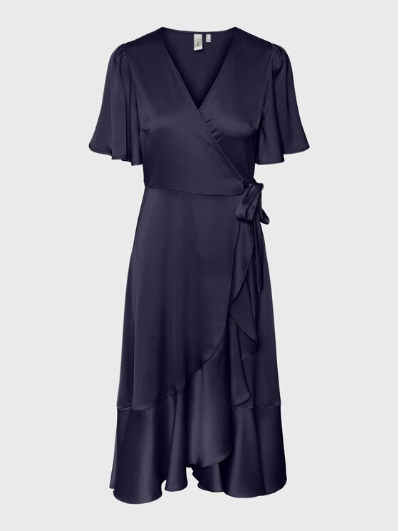 YAS YAS Koktélruha Thea 26028890 Kék Standard Fit