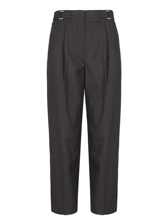 Volcano Volcano Spodnie damskie R-ISUMA Szary Regular Fit