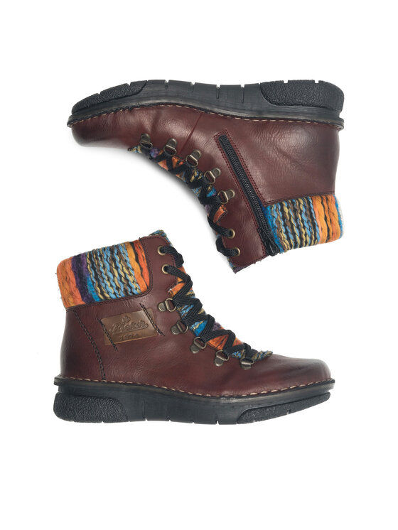Rieker Rieker Botine 73343-35 Vișiniu