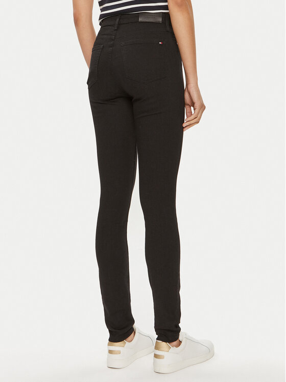 Tommy Hilfiger Tommy Hilfiger Blugi Como WW0WW43321 Negru Skinny Fit