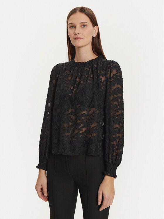 Morgan Morgan Särkpluus 242-OJOUR Must Regular Fit