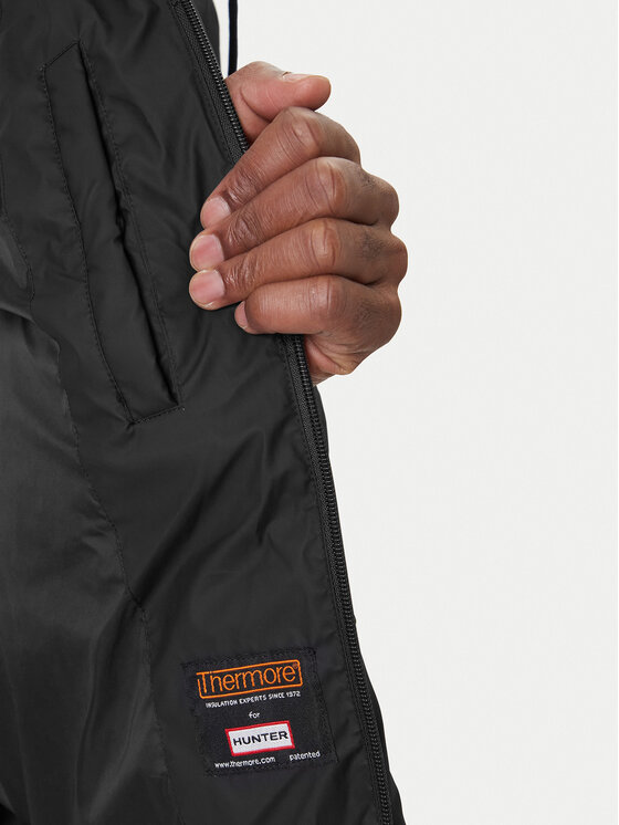 Hunter Hunter Kurtka zimowa Wiley HARM0021252 Czarny Regular Fit