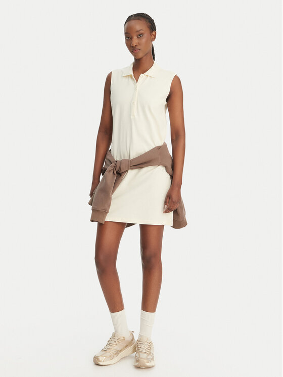 Kappa Kappa Vestito da giorno Ivanka 332D7MW Écru Regular Fit