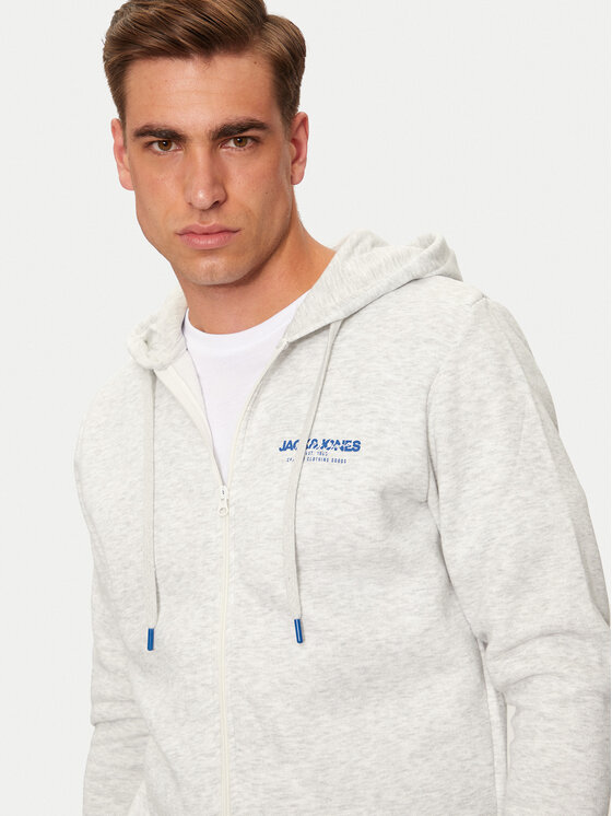 Jack&Jones Jack&Jones Majica dugih rukava Alvis 12256847 Siva Standard Fit