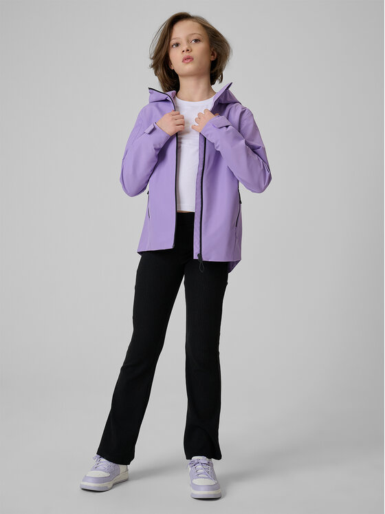 4F 4F Kurtka przejściowa OUTERWEAR Fioletowy Regular Fit