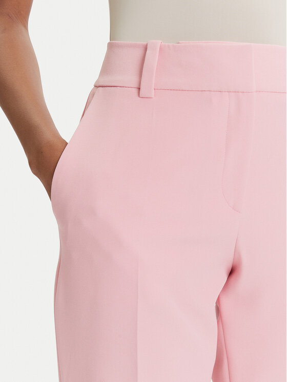 HUGO HUGO Kalhoty z materiálu Hedima-1 50544742 Růžová Slim Fit
