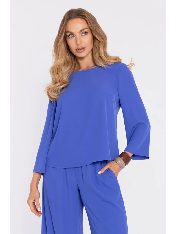 Made of Emotion Made of Emotion Blusa M905 Blu Oversize